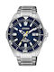 Citizen Promaster Sea Ανδρικό Ρολόι 44mm Eco - Drive με Ασημί Μεταλλικό Μπρασελέ