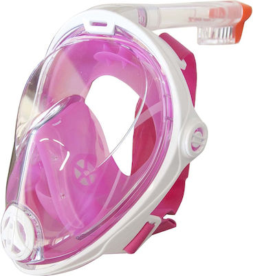 Escape Silicone Full Face Diving Mask Pink L/XL Pink