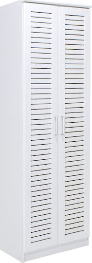 Ξύλινη Sante με 7 Ράφια Λευκή 60x37x183cm 123-000028 Ξύλινη Sante με 7 Ράφια Λευκή 60x37x183cm 123-000028