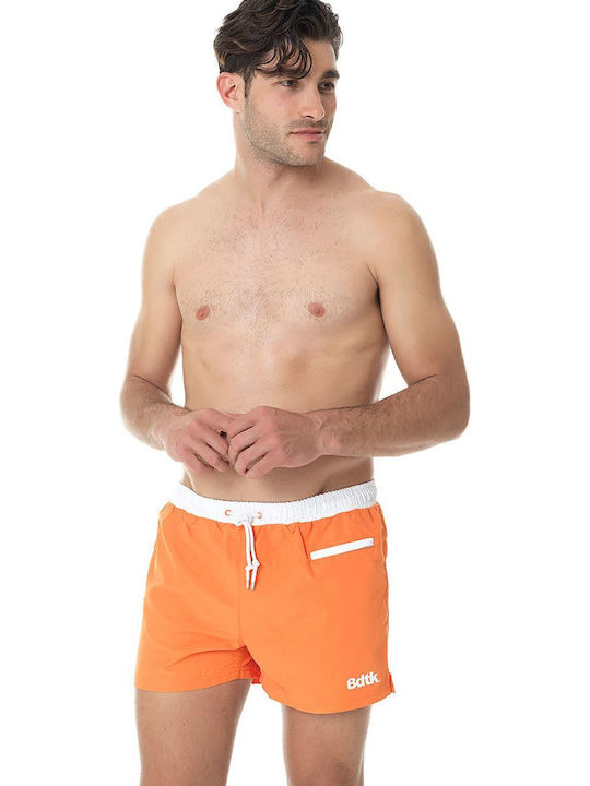 Costum De Baie Bărbați Pantaloni Scurți Portocalii