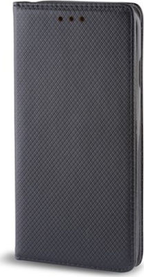 Smart Magnet leather Buchen Sie Synthetisches Leder Schwarz (Huawei P20)