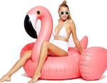 Φουσκωτό Ride On Θαλάσσης Flamingo με Χειρολαβές Ροζ 200εκ.