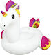 Bestway Kids Inflatable Ride On Unicorn with Handles White 150cm