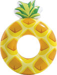 Intex Kids Inflatable Floating Ring Pineapple Yellow 117cm