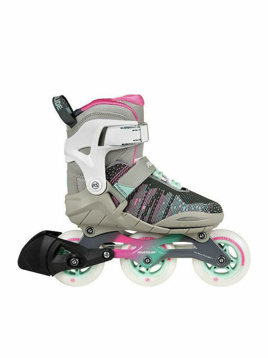 Powerslide Galaxy Girls 19. Kids Inline Rollers Gray