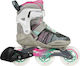 Powerslide Galaxy Girls 19. Kids Inline Rollers Gray