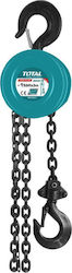 Total Chain Hoist 3m for Weight Load up to 1t Blue THT1611