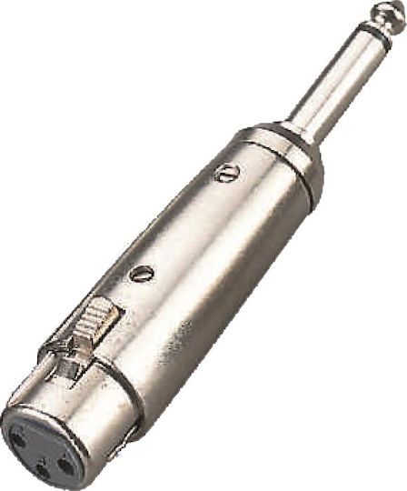 Soundsation Конвертор 6.3mm Мъжки в XLR Женски Сребрист 1 Брой SADA06-1