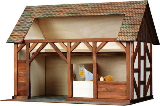 Walachia Παιχνίδι Κατασκευών Ξύλινo Animal Barn Architecture Set για Παιδιά 8+ Ετών