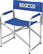 Sparco Director's Chair Beach Aluminium Blue