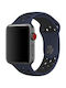 Tech-Protect Armband Silikon mit Pin Blue/Black (Apple Watch 42/44/45mm)