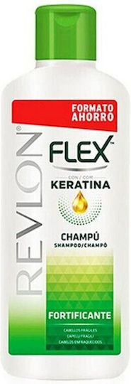 Revlon Flex Keratin Shampoo All Hair Types Σαμπουάν Ενυδάτωσης & Λάμψης για Όλους τους Τύπους Μαλλιών 650ml