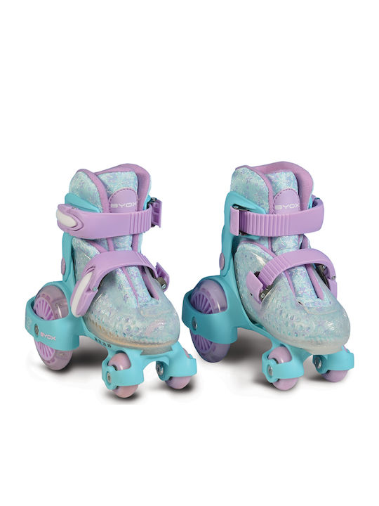 Byox Little Beetle Frozen Quad Αυξομειούμενα Rollers Γκρι Παιδικά