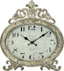 Zaros Tabletop Clock with Indicators Metal WER-0356