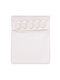 Keskor 180.03 Fabric Shower Curtain 180x180cm White 58180-3