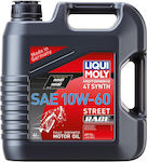 Liqui Moly Motorbike 4T Synth Synthetic Motorcycle Oil for Four-Stroke Engines 10W-60 4lt