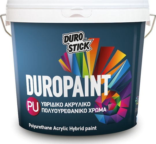 Durostick Duropaint-PU Plastic Acrilyc Paint for Interior and Exterior Use White 10lt