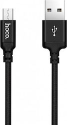 Hoco X14 High Speed Braided USB 2.0 σε micro USB