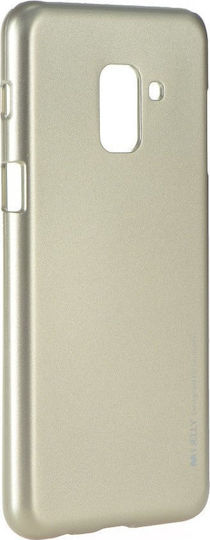 Mercury iJelly Back Cover Silicon Auriu (Galaxy A8+ 2018)
