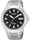 Citizen Herrenuhr 42mm Eco - Antrieb mit Silber Metallarmband