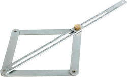 Silverline Unghiometru Aluminiu de lungime 38cm cu Raportor