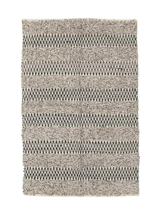 Inart Χαλί Ορθογώνιο Γκρι 120x180cm