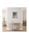 Homeplus Wandspiegel mit Silber Kunststoff Rahmen 75x60cm 1Stück