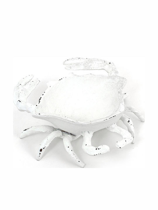 Zaros Decorative Bowl White 16.5x5cm