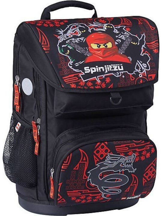LEGO Maxi Ninjago Team Ninja Elementary School Backpack Black