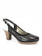 Anatomic Leather Black Heels