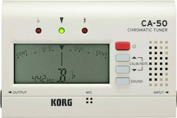 Korg Chromatisch Tuner CA-50 in Weiß Farbe