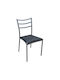 2130-M Black Kitchen Metallic Chair Black 42x39x84cm