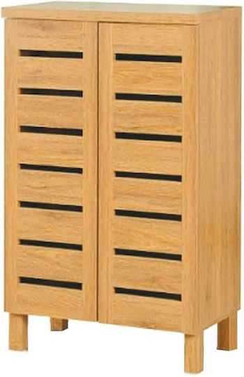 Suport pentru pantofi cu 4 Rafturi Bej L60xW33xH87cm
