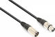 Vonyx Cable XLR Male - XLR Female Black 12m 177.726