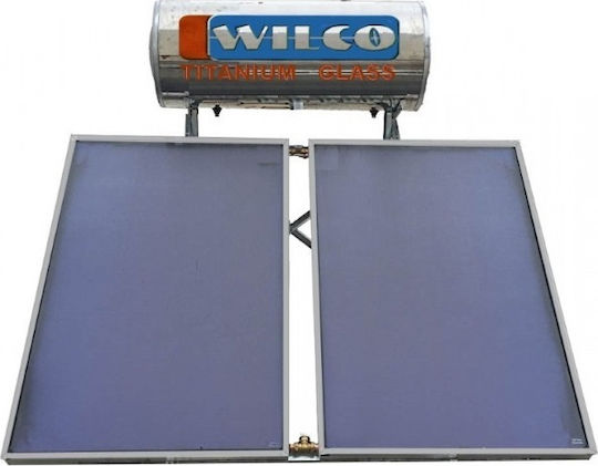 Wilco Ηλιακός Θερμοσίφωνας 200 λίτρων Glass Τριπλής Ενέργειας με 4τ.μ. Συλλέκτη
