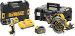 Dewalt XR Flexvolt Brushless -QW Set Circular Saw & Impact Drill Driver 18V with 2 6Ah Batteries and Case