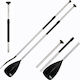 Scoprega Bravo Paddle for Sup Aluminium Telescope Black