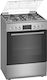 Bosch Κουζίνα 66lt με Εστίες Υγραερίου Π60εκ. Inox