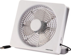 United USB Office/Home Fan White UMF-688