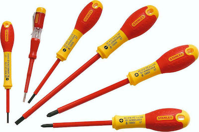 Stanley Set 6 Șurubelnițe Electricianului VDE 1000V