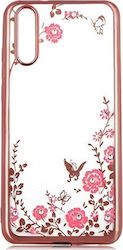 Forcell Diamond Garden Silicone Back Cover Rose Gold (Huawei P20)