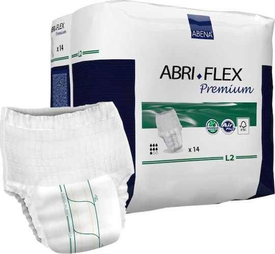 Abena Abri Flex Premium Πάνες Βρακάκι Ακράτειας 2 Large 14τμχ
