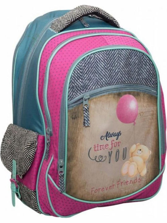 Forever Friends Tweed School Bag Backpack Elementary, Elementary Multicolored