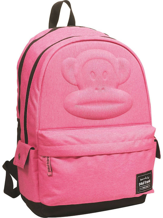 Paul Frank Eva Light Fuchsia School Bag Backpack Junior High-High School in Pink color