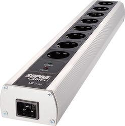 Supra Lorad MD-08-16 EU/SP mkIII 8-Outlet Power Strip with Surge Protection without Cable Gray