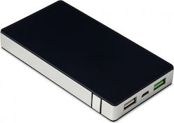 Celly PB10000ALUSV Power Bank 10000mAh με 2 Θύρες USB-A Μαύρο