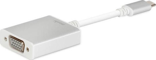 Moshi Μετατροπέας USB-C male σε VGA female Ασημί 1τμχ 99MO084201