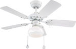 Westinghouse Princess Radiance II 78704 Ceiling Fan 76cm with Light White