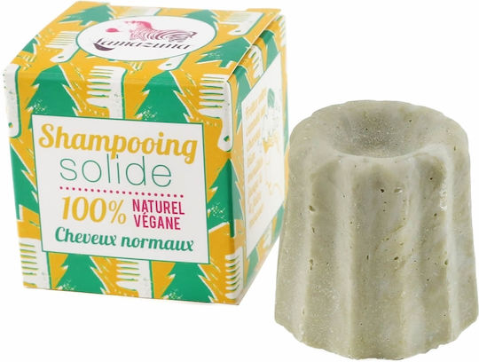 Lamazuna Solid Shampoo Scotch Pine Essential Oil Στέρεο Σαμπουάν για Όλους τους Τύπους Μαλλιών 55gr