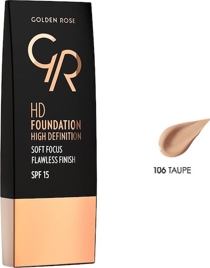 Golden Rose HD Foundation Flawless Finish 30ml